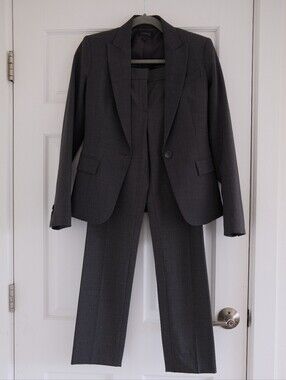 Theory Dark Gray Suit and Pant